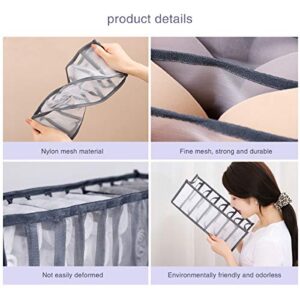 YUEXIAODOU Sock Towel Dresser Nursery Bra Baby Tie Belt Underwear Drawer Organizer Clothes And Storage Dividers Box For Women Men Bedroom Fabric Closet Clothing Honeycomb Drawer Organizer