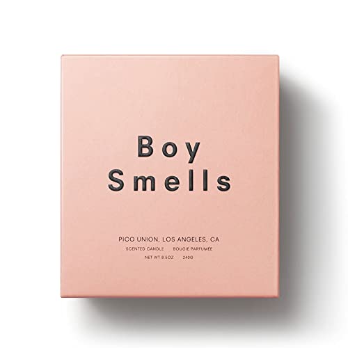 Hinoki Fantome Boy Smells Candle. 50 Hour Long Burn. Coconut and Beeswax Blend. Luxury Scented Candles for Home 8.5 oz