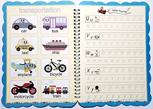 Handwriting Practice - Reusable Letter and Number Tracing Workbook