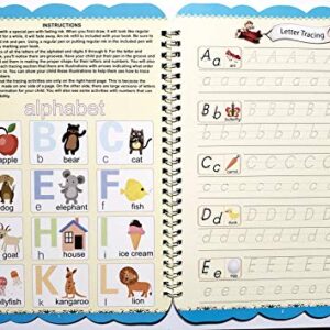 Handwriting Practice - Reusable Letter and Number Tracing Workbook