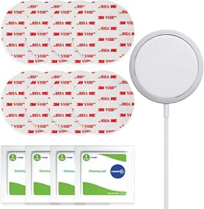 canopus sticky adhesive pads, 4941 discs, 3.2” diameter circles, double sided acrylic pads to mount phone holders gps socket or toys to dashboards and windshields, gray, 8 pack, made in usa