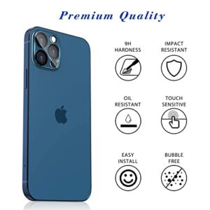 imluckies Camera Lens Protector for 6.7" iPhone 12 Pro Max Tempered Glass, HD Clear & 9H Hardness, Case-Friendly, Scratch Resistant, Easy Installation[3 Pack]