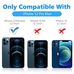 imluckies Camera Lens Protector for 6.7" iPhone 12 Pro Max Tempered Glass, HD Clear & 9H Hardness, Case-Friendly, Scratch Resistant, Easy Installation[3 Pack]