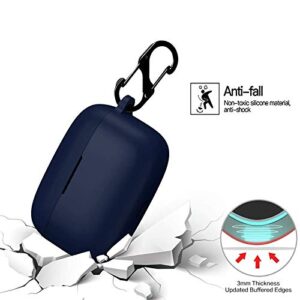 Ankersaila Soft Silicone Shockproof Protective Case with Keychain Compatible with JBL Live 300 (Midnight Blue)