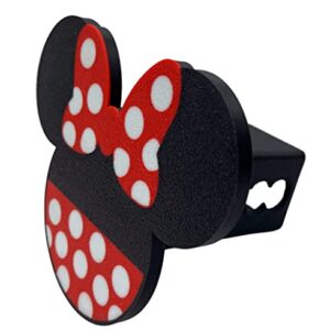 Minnie Mouse Cookie Trailer Hitch Cover, Rugged Plastic, Fits 2"