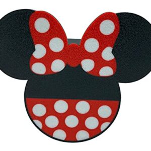 Minnie Mouse Cookie Trailer Hitch Cover, Rugged Plastic, Fits 2"