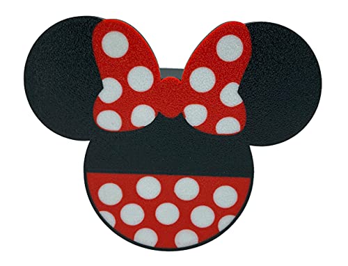 Minnie Mouse Cookie Trailer Hitch Cover, Rugged Plastic, Fits 2"