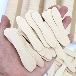 CZWESTC Wooden Ice Cream Spoons, Mini Disposable Tasting Spoons Wooden, Small Dessert Spoons, Mini Spoons for Crafts, Tasting, Sampling (3 Inch) (500)