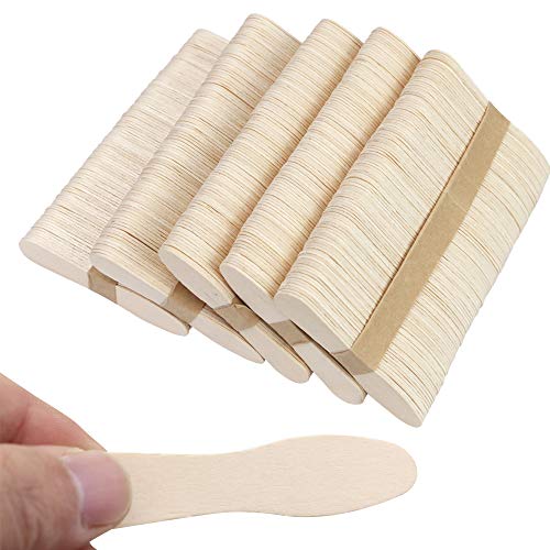 CZWESTC Wooden Ice Cream Spoons, Mini Disposable Tasting Spoons Wooden, Small Dessert Spoons, Mini Spoons for Crafts, Tasting, Sampling (3 Inch) (500)