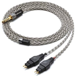 gucraftsman 6n single crystal silver upgrade headphones cable 4.4mm/2.5mm/4pin xlr balance headphone upgrade cables for sennheiser hd600 hd650 hd660s hd660s2(6.35mm plug)