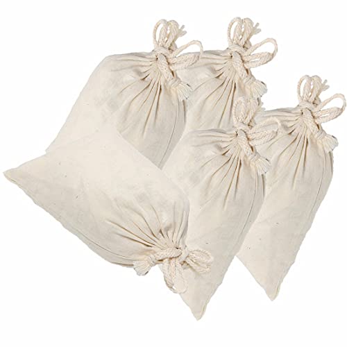 Large Laundry Bag, 8.7" X 11" Household Plain Organic Cotton Storage Bag Travel Bag Drawstring Storage Laundry Sack Biodegradable Eco-friendly Bags Stuff Bag for Travel Home Use(22 * 28cm)