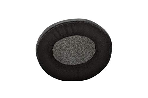 Dekoni Replacement for Audeze Mobius and Penrose Earpads, Gaming Headset Foam Pads, Black, 1 Pair (Choice Suede)