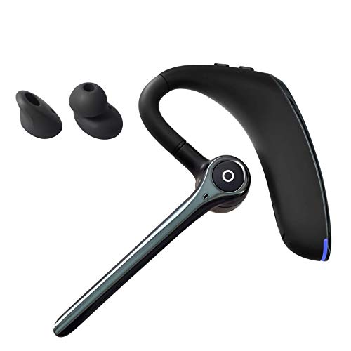 RicoRich Bluetooth Headset,Wireless Bluetooth Earpiece Earphone with Noise Cancelling Earbuds Mic,V5.1 for iPhone Android Cell Phones Driving/Business/Office/Trucker