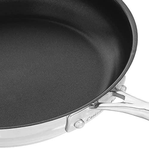 CUISINART 8922-810NS Professional Series 2-Piece Stainless Steel Nonstick Skillet Set, 2-Pack