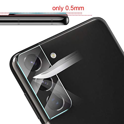 [3+3 Pack] TAURI Compatible with Samsung Galaxy S21 Plus 5G 6.7 - inch, 3 Pack Tempered Glass Screen Protector + 3 Pack Camera Lens Protector Easy Installation HD-Clear Bubble Free [ not for S21 6.2"]