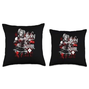 Batman Arkham Knight Harley Quinn Dice Throw Pillow, 16x16, Multicolor