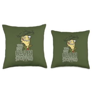 Ed, Edd n Eddy Brain Dead Ed Throw Pillow, 18x18, Multicolor