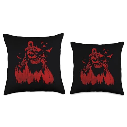 Batman Red Knight Gotham Throw Pillow, 18x18, Multicolor