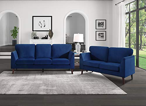 Lexicon Tipton Living Room Sofa, Blue