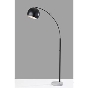 Adesso 5170-01 Astoria Arc Lamp, 78 in., 100W Type A Bulb (Not Included), Black, Floor Lamps