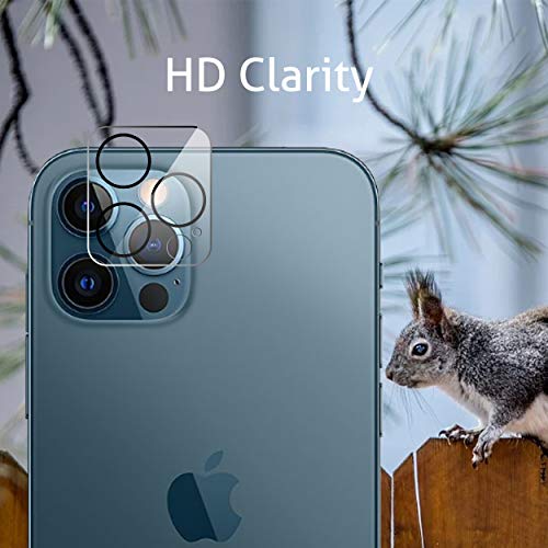 Ailun 2 Pack Screen Protector for iPhone 12 Pro Max[6.7 inch] + 2 Pack Camera Lens Protector, Case Friendly Tempered Glass Film,[9H Hardness] - HD [4 Pack]