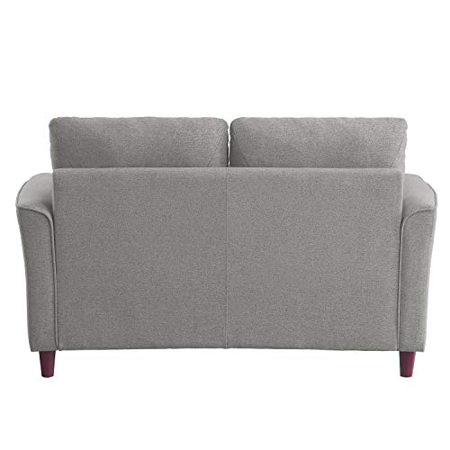 Lexicon Willow Living Room Loveseat, Gray