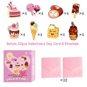 DmHirmg Valentine's Day Cards,Valentine's Day Gifts for Kids – 32pack Cards+ Stickers+Envelopes,Valentine Cards, Valentine's Day Crafts for Kids for Valentine Decor ,Gift Exchange Party Favors for Valentine's Day Supplies,Great Valentine's Day Gifts for H