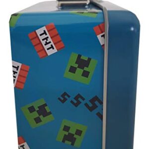 The Tin Box Company Minecraft Pencil and Tote Box (639407-12) , Blue small