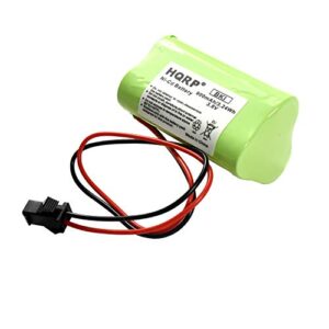 HQRP Emergency Exit Light Battery Compatible with Lithonia ELB-B001 EU2 LED Interstate ANIC1566 Unitech 0253799 Lowes 253799, Unitech 6200RP, LEDR-1, OSA230 Replacement