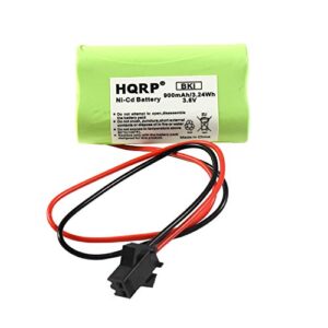 HQRP Emergency Exit Light Battery Compatible with Lithonia ELB-B001 EU2 LED Interstate ANIC1566 Unitech 0253799 Lowes 253799, Unitech 6200RP, LEDR-1, OSA230 Replacement