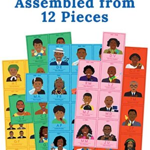 Carson Dellosa Inspiring Black Leaders Bulletin Board Set—Periodic Table Featuring 63 Inspiring African Americans with Header and Key, Homeschool or Classroom Decor (15 pc)