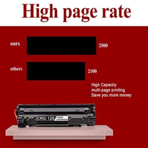 1 Pack Black Cartridge 126 Compatible CRG 126 3483B001 Toner Cartridge Replacement for Canon ImageClass LBP6230dn LBP6230 LBP6230dw LBP6200 LBP6200d Printer.