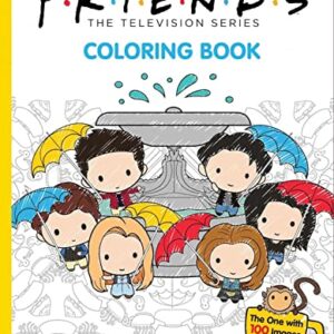 The Official Friends Coloring Book: The One with 100 Images to Color!