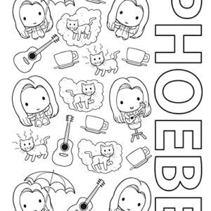 The Official Friends Coloring Book: The One with 100 Images to Color!