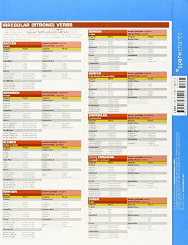 German Verbs SparkCharts (Volume 28)