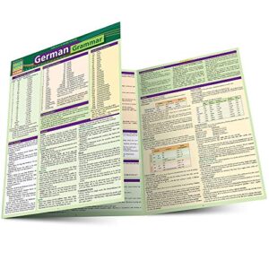 german grammar: quickstudy laminated reference guide (quick study academic)