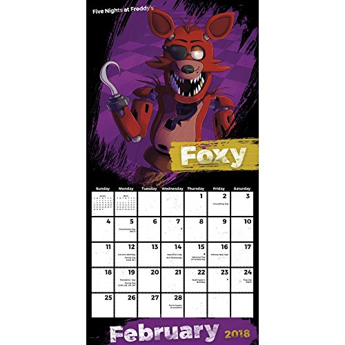 Five Nights at Freddy's 2018 Mini Wall Calendar