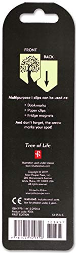 Tree of Life i-clips Magnetic Page Markers (Set of 8 Magnetic Bookmarks)