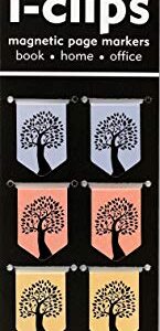 Tree of Life i-clips Magnetic Page Markers (Set of 8 Magnetic Bookmarks)