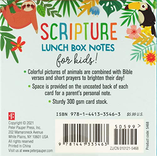 Scripture Lunch Box Notes for Kids (60 cards) (Noteworthy Card Decks)