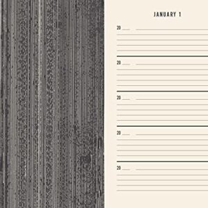 Canvas One Line a Day: A Five-Year Memory Book (Yearly Memory Journal and Diary, Natural Canvas Cover)