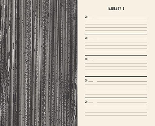 Canvas One Line a Day: A Five-Year Memory Book (Yearly Memory Journal and Diary, Natural Canvas Cover)