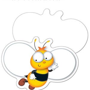 Carson Dellosa 45-Piece Buzz-Worthy Bee Bulletin Board Cutouts, Bumble Bee Cutouts for Bulletin Board, Spring Classroom Décor, Elementary and Seasonal Classroom Décor