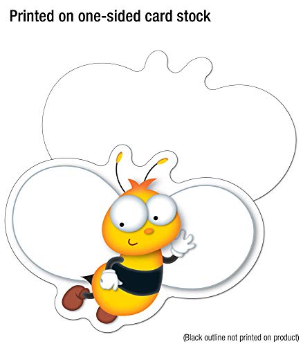 Carson Dellosa 45-Piece Buzz-Worthy Bee Bulletin Board Cutouts, Bumble Bee Cutouts for Bulletin Board, Spring Classroom Décor, Elementary and Seasonal Classroom Décor