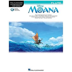moana: flute (hal leonard instrumental play-along)