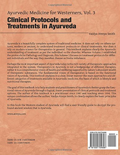 Ayurvedic Medicine for Westerners: Clinical Protocols & Treatments in Ayurveda