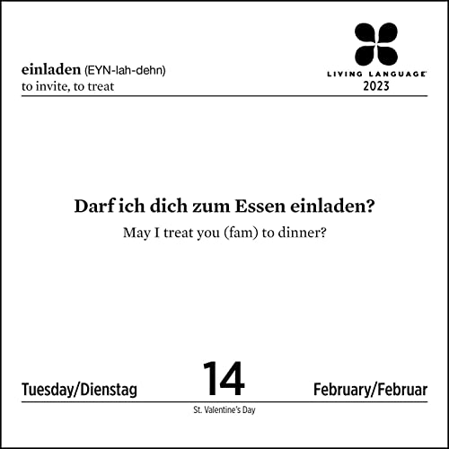 Living Language: German 2023 Day-to-Day Calendar: Daily Phrase & Culture