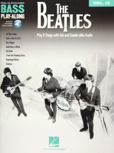 the beatles - bass play-along volume 13 book/online audio (hal leonard bass play-along, 13)