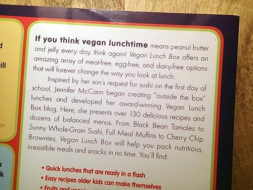 Vegan Lunch Box: 130 Amazing, Animal-Free Lunches Kids and Grown-Ups Will Love!