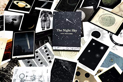 The Night Sky: Fifty Postcards (50 designs; archival images, NASA ephemera, photographs, and more in a gold foil stamped keepsake box;)